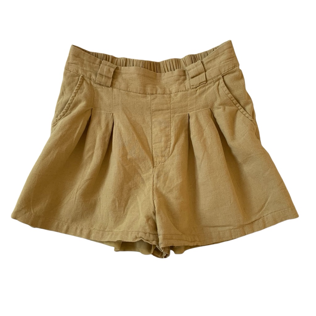 American Eagle | Women’s Xs Linen Blend Shorts With Pleats